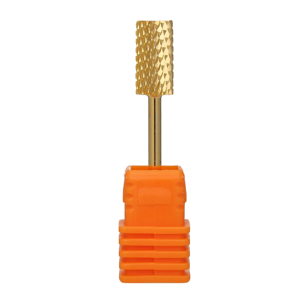 1 шт. карбидная электрическая пилка маникюрная пилка сверло Золотой Карбид искусство ногтей сверла инструмент для накладывания лака для ногтей Аксессуары для инструментов - Цвет: XC