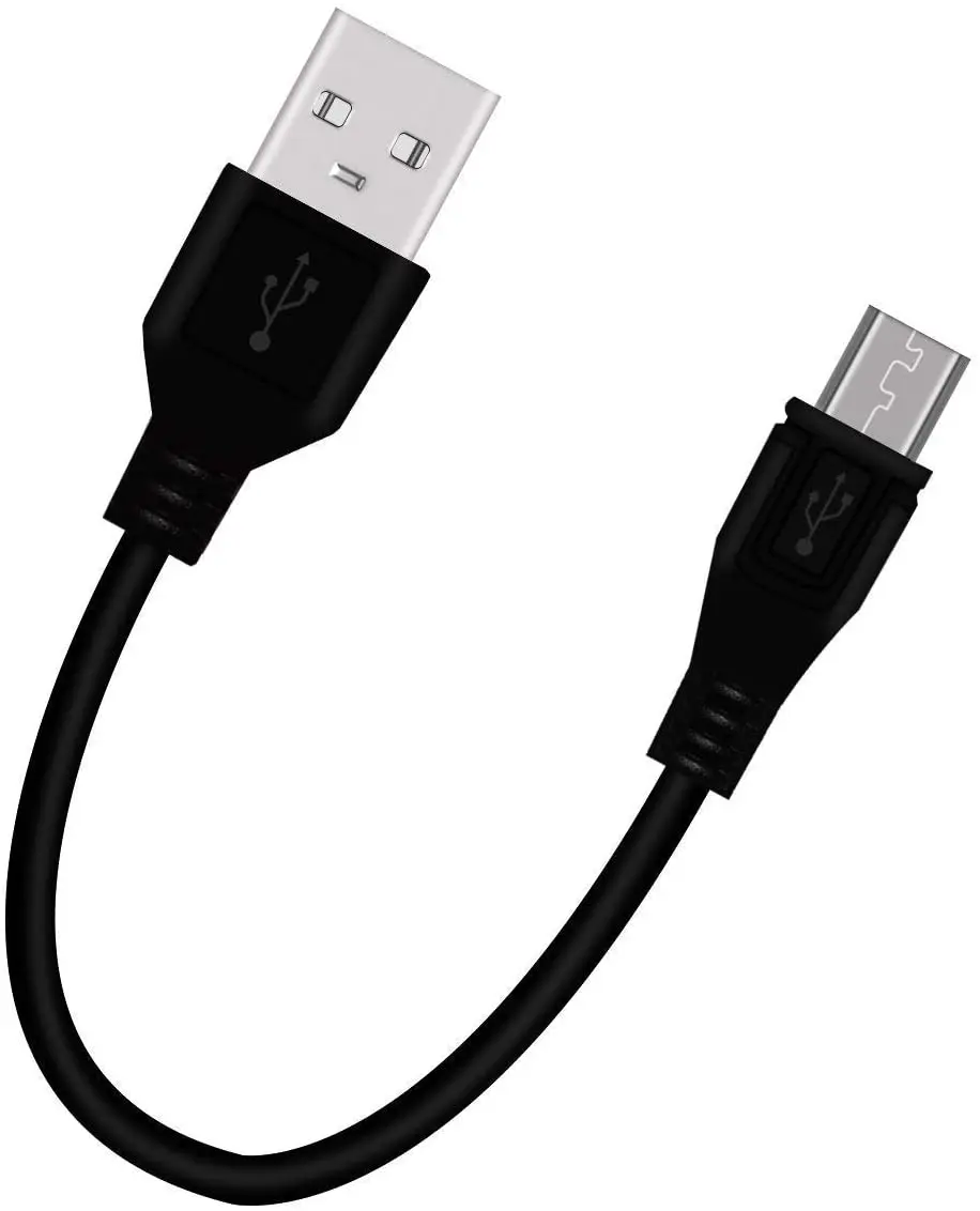 Cavo Di Ricarica Micro 5Pin Da 15Cm Compatibile Per Cuffie Wireless Over-Ear Bose Quietcomfort35 Qc35Ii Qc25 Qc20 Soundlink Ii