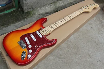 

Chinese guitar factory custom st Guitar 6 Strings Electric Guitar Real photo free shipping Top quality 8pai