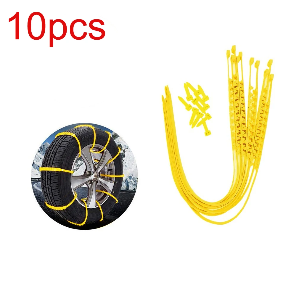 

5/10Pcs Winter Anti-Skid Chains For Car Snow Mud Wheel Tyre Thickened Tire Tendon Chains On Car Wheels Wholesale