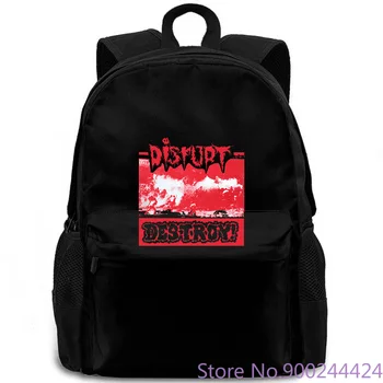 

Dirsupt Destroy! white powerviolence grindcore all sizes backpack