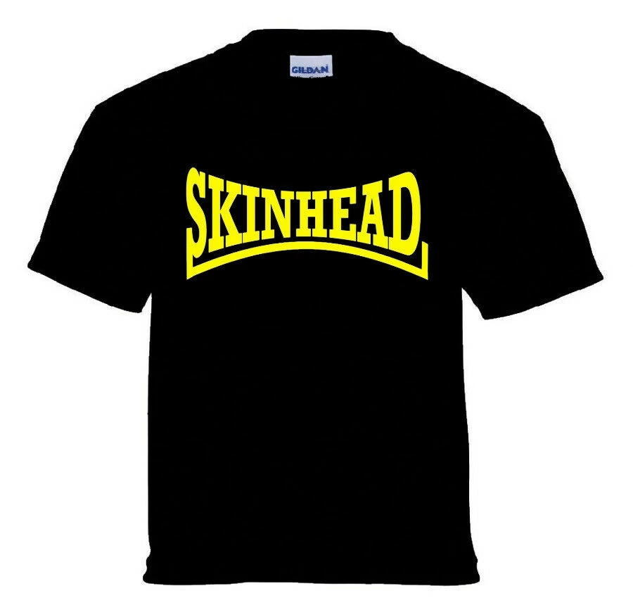 Футболка с логотипом SKINHEAD oi! Музыкальные размеры SMLXL2X3X 4X 5X | Мужская одежда