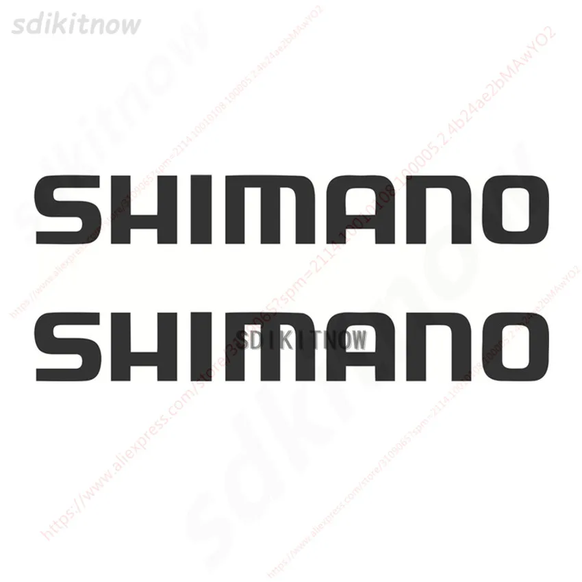2 шт./лот наклейки Shimano из ПВХ для рыбалки и велосипеда аксессуары окна автомобиля
