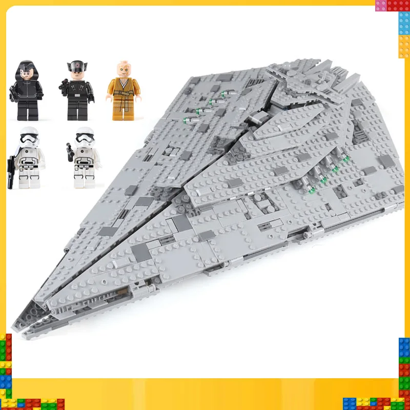 

Star Series Wars The First order 75190 Star Destroyer Model Set Building Blocks Bricks Assembly Toys 05131 Christmas Gift