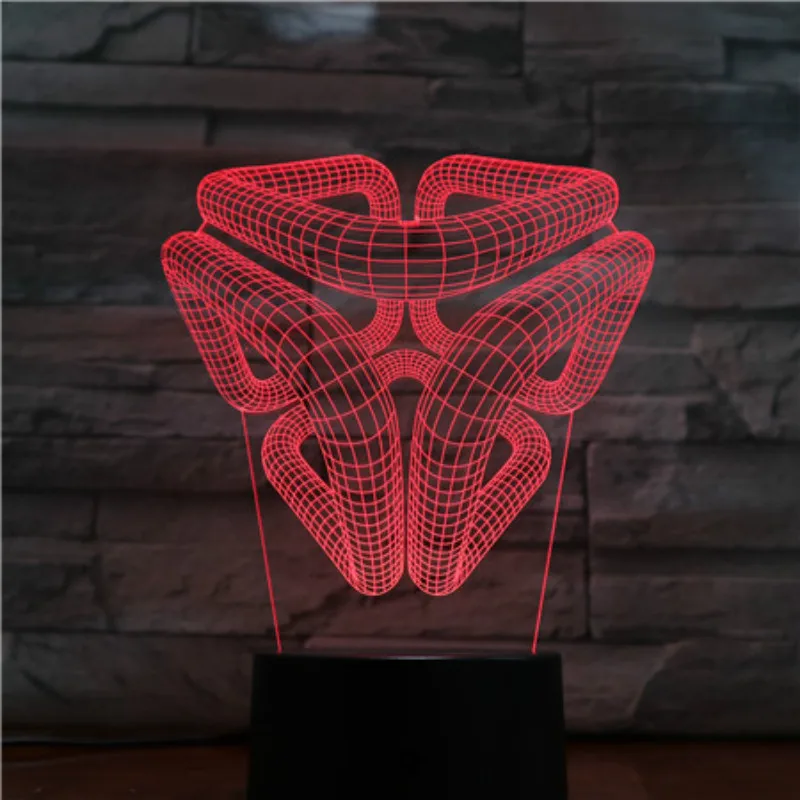 LED Night Light 3D Illusion USB Touch Sensor Color Changing Baby Nightlight Bedroom Decor Novelty Lighting 3d Night Lamp Present