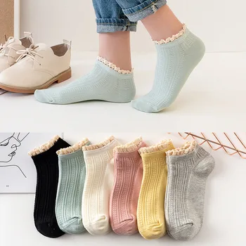 

Boats Socks Double Needle Socks New Lace Female Calzini Donna Calcetines Mujer Lote Calcetines Tobilleros Mujer Socks Pack