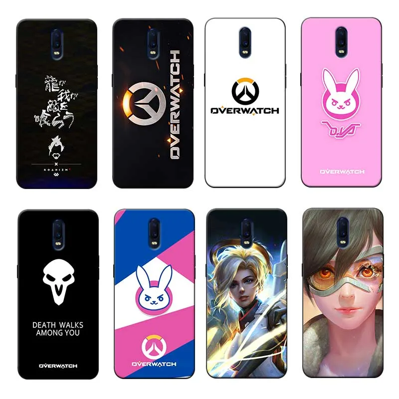 For oneplus one plus 7 pro 7t 6 6t 5t Clear Soft Silicone Phone Case overwatch |