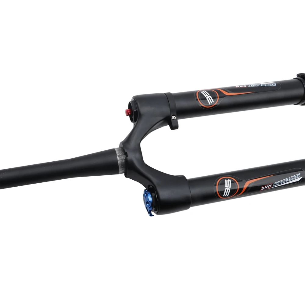 DNM USD-6 2" 27,5" MTB велосипедная передняя вилка 1-1/" до 1,5" коническая вилка AL 7075 пневматическая подвеска 140 мм дорожная передняя вилка для горных велосипедов