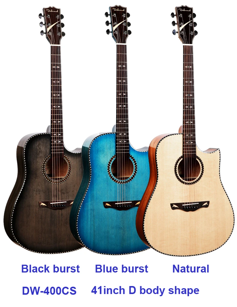 Dadarwood DW серийный Твердый Топ Акустическая гитара, гитара ra acustica