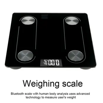 

Bluetooth Body Fat Scale Smart Wireless Digital Bathroom Weight Scale Body Composition Analyzer with Smartphone App