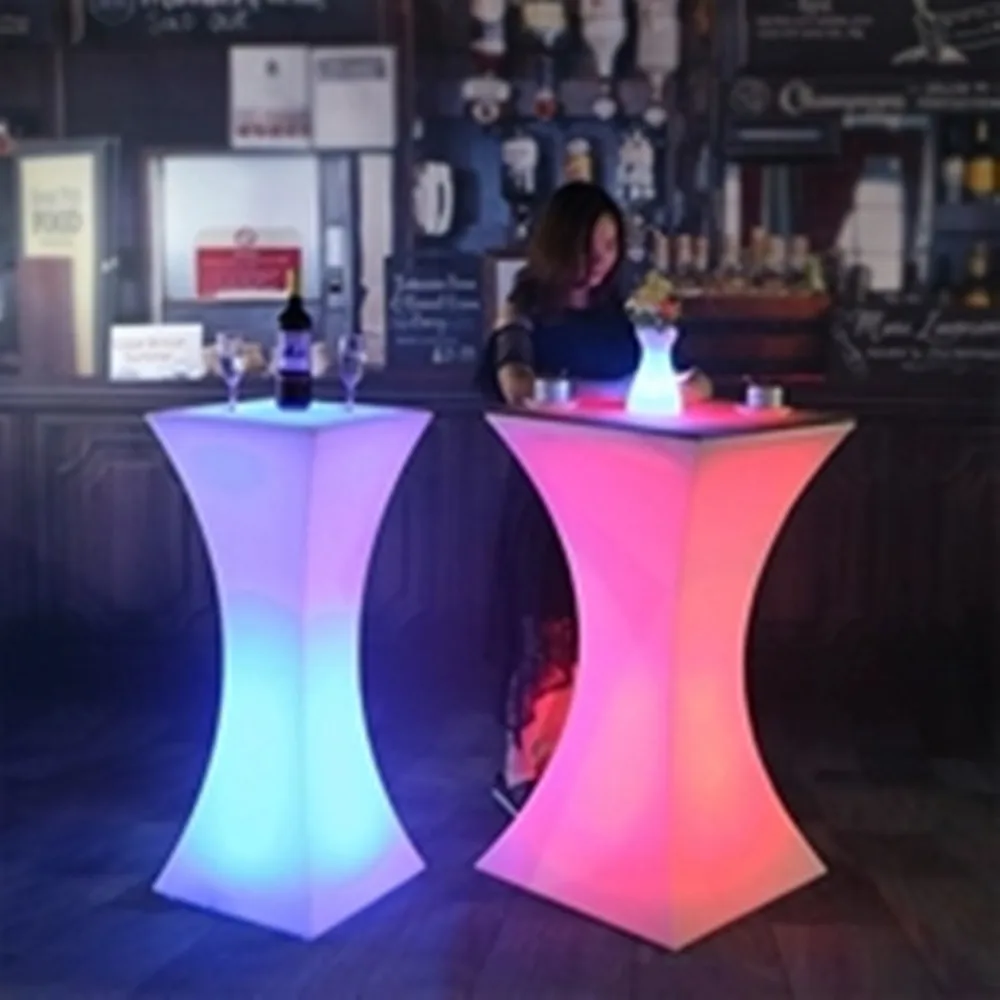 New Colorful changing led Luminous bar table nightclub lighted up furniture Commercial Furniture supplies New Colorful changing led Luminous bar table nightclub lighted up furniture Commercial Furniture supplies