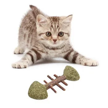 

Pet Cat Removes Hairballs Chew On Wood Toys Safety Healthy Cat Mint Toy Pet Teeth Grinding Catnip Claws Cat Mint Scratcher 1