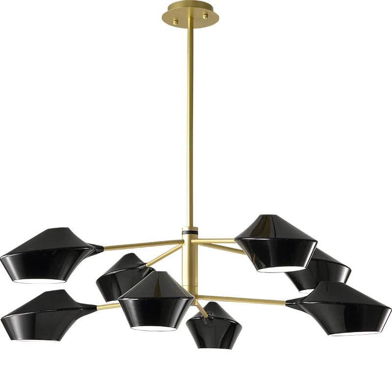 

Nordic postmodern minimalist chandelier living room study creative personality fashion wing shape led chandelier