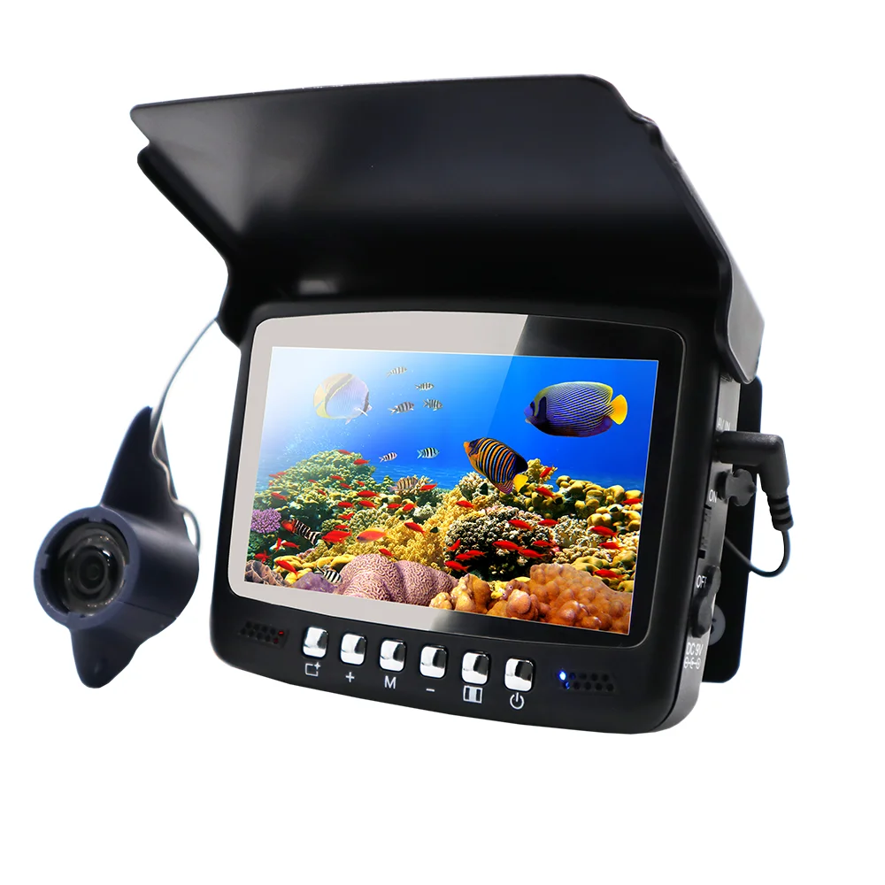15M Fish Finder Underwater Fishing Camera 4.3 inch Monitor 8PCS infrared LED Night Vision tackle accessories | Спорт и развлечения