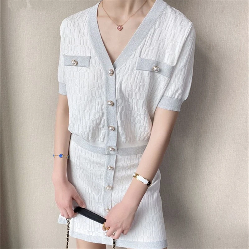 short sleeve cardigan outfit