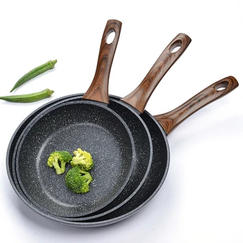 

Korean Le Keu Le Button Pan Non-stick Pan Electromagnetic Steak Pan Egg-wheat Rice Stone Non-stick Pan Small Fried Pan