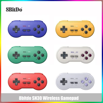 

8BitDo SN30 Wireless Bluetooth Controller rainbow color Support Nintendo Switch Android MacOS Gamepad