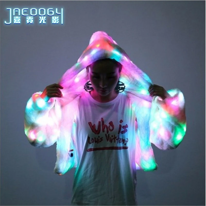 Persona oosters Afscheiden Led Lichtgevende Kleding Vrouwen Trui Jas Bar Night Winkel Team  Dansvoorstelling Kleur Fluorescerende Kleding|Feest Doe het zelf  Decoraties| - AliExpress