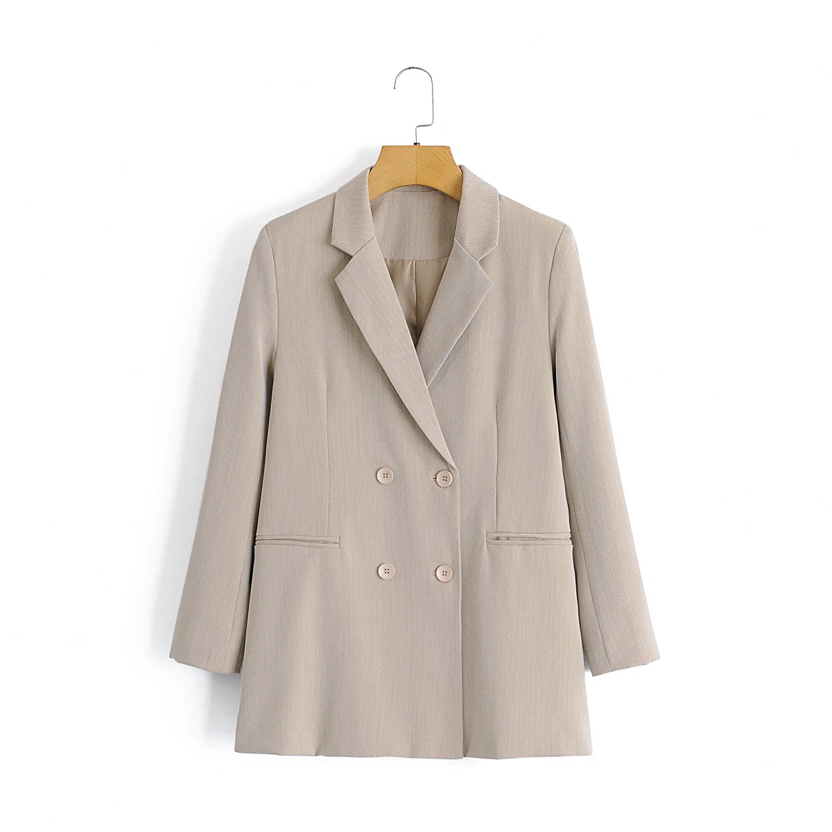 

2020 Summer Europe and America WOMEN'S Dress New Style Casual Solid Color Suit Coat Female 27626