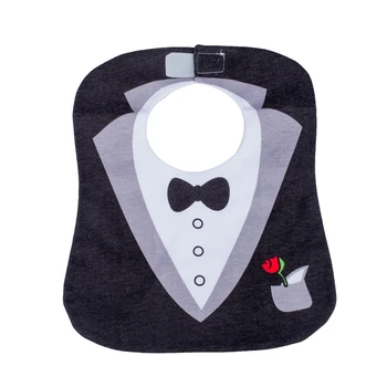 

Black Cute Tuxedo Toddler Nutrition Baby Bib