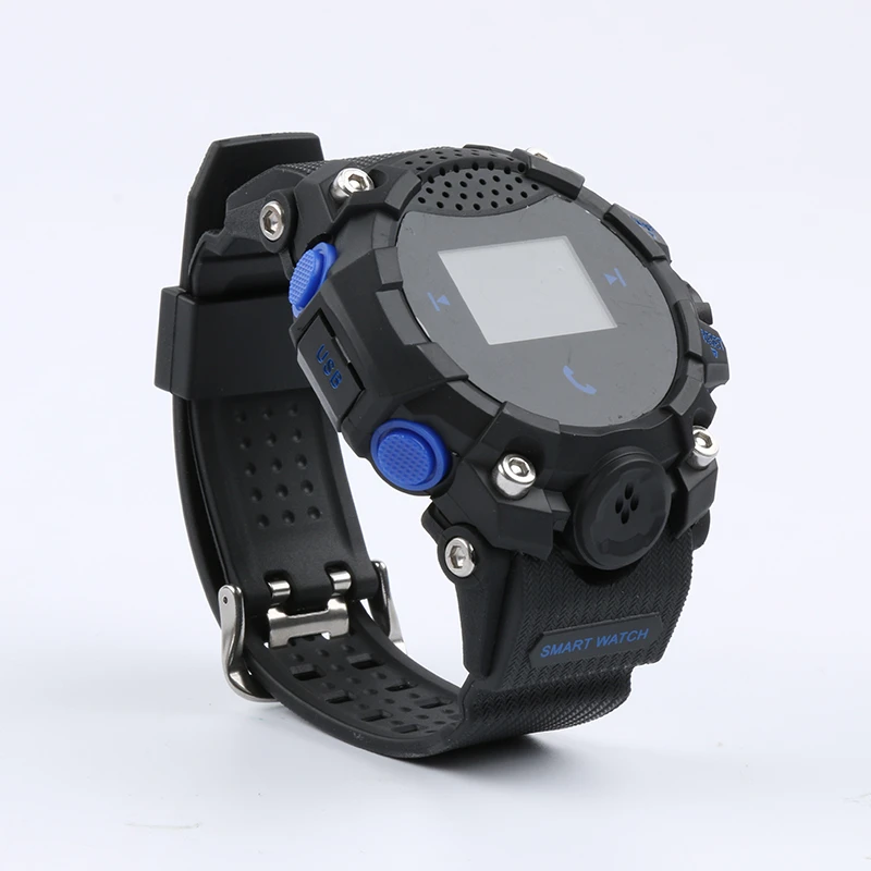 Reloj con Altavoz Bluetooth, deportiva con reproductor de MP3, compatible con radio FM, control de selfie, podómetro, pulsera inteligente portátil|Altavoces portátiles| - AliExpress