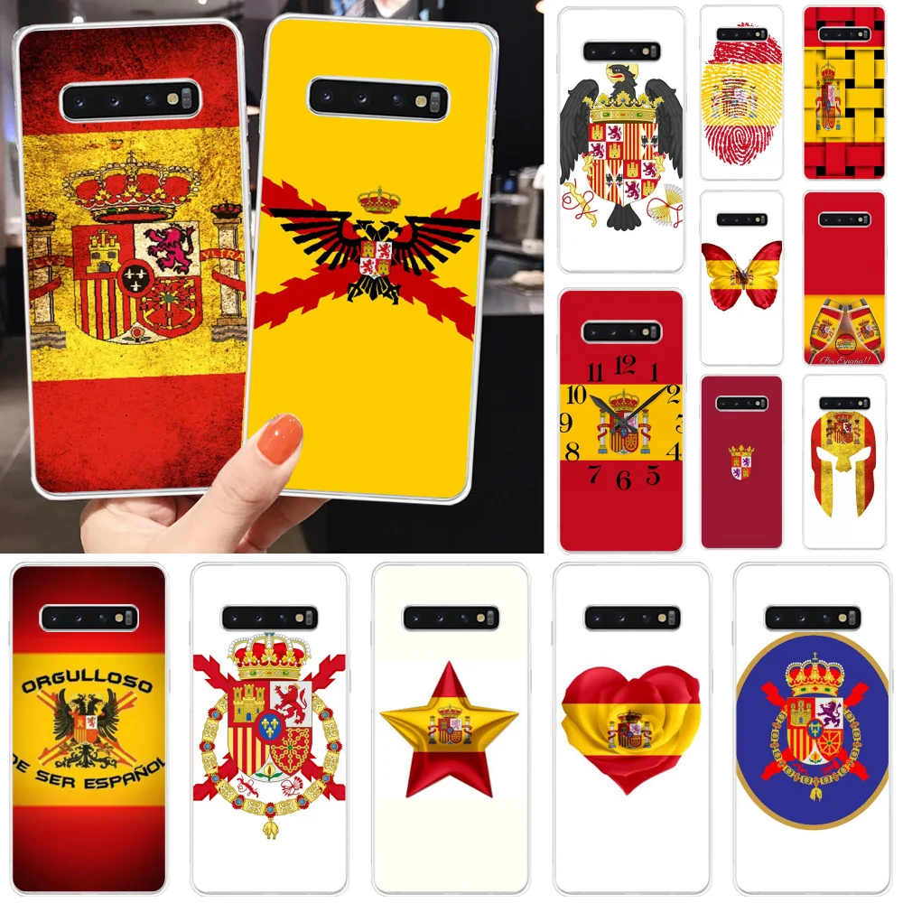 BaweiTE Spanish flag Soft Phone Case for Samsung S10 Plus S9 S8 S8plus S7 S6 Mobile Cases | Мобильные телефоны и