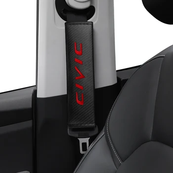 

Car Styling Carbon Fiber Seat Belt Cover Shoulder Guard for Honda Honda CIVIC VTEC Hrv Crosstour JADE CRZ Spirior City Odyssey