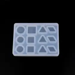 Doreen коробка силиконовая полимерная форма для изготовления ювелирных изделий геометрический белый цвет простые DIY ювелирные аксессуары 6,6