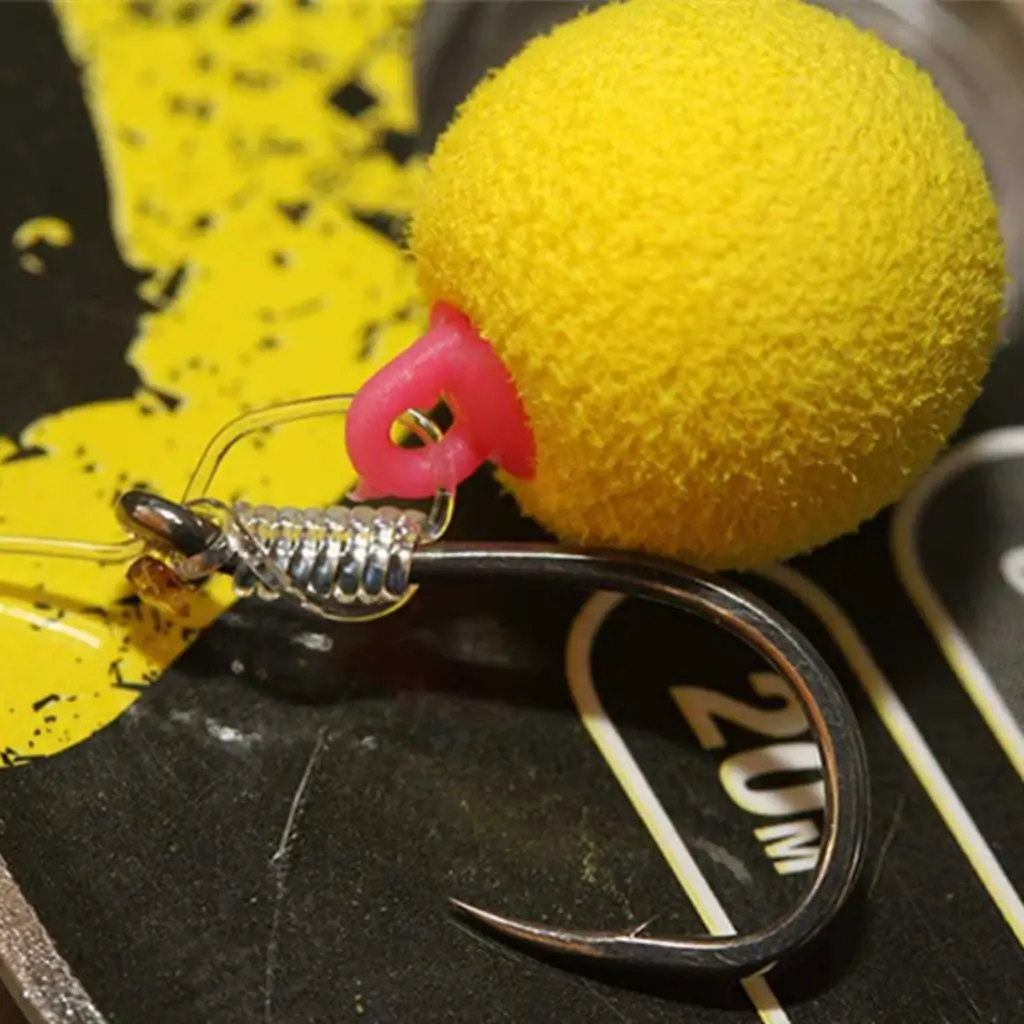 15pcs Smell Carp Fishing Bait Boilies Eggs Floating Ball Beads Feeder 4 Size