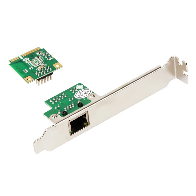 Хорошее качество мини PCI-Express PCIe Gigabit Ethernet сетевой интерфейс адаптер 10/100/100M NIC карта Лучшая цена