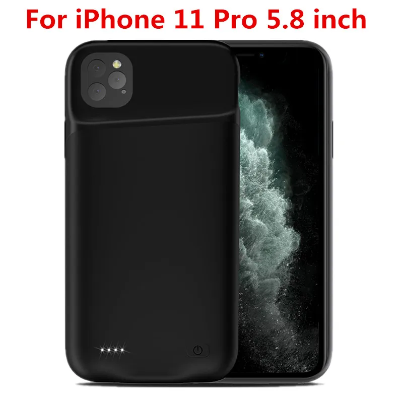 Для iPhone 11 Pro 11 Pro Аккумулятор max зарядное устройство чехол 5200 мАч портативный резервного копирования зарядки PowerBank чехол для iPhone 11 батарея Чехол - Цвет: For iPhone 11 Pro