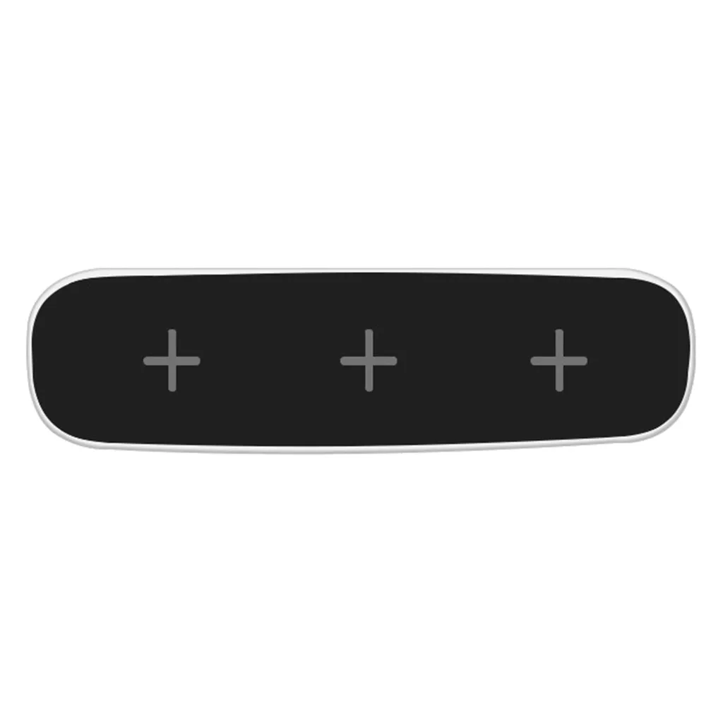 BK USB быстрое зарядное устройство 3 в 1 Airpower Pad Qi Беспроводное зарядное устройство держатель для Apple Airpods 2th Беспроводная зарядная подставка Dock-L1017 - Цвет: BK