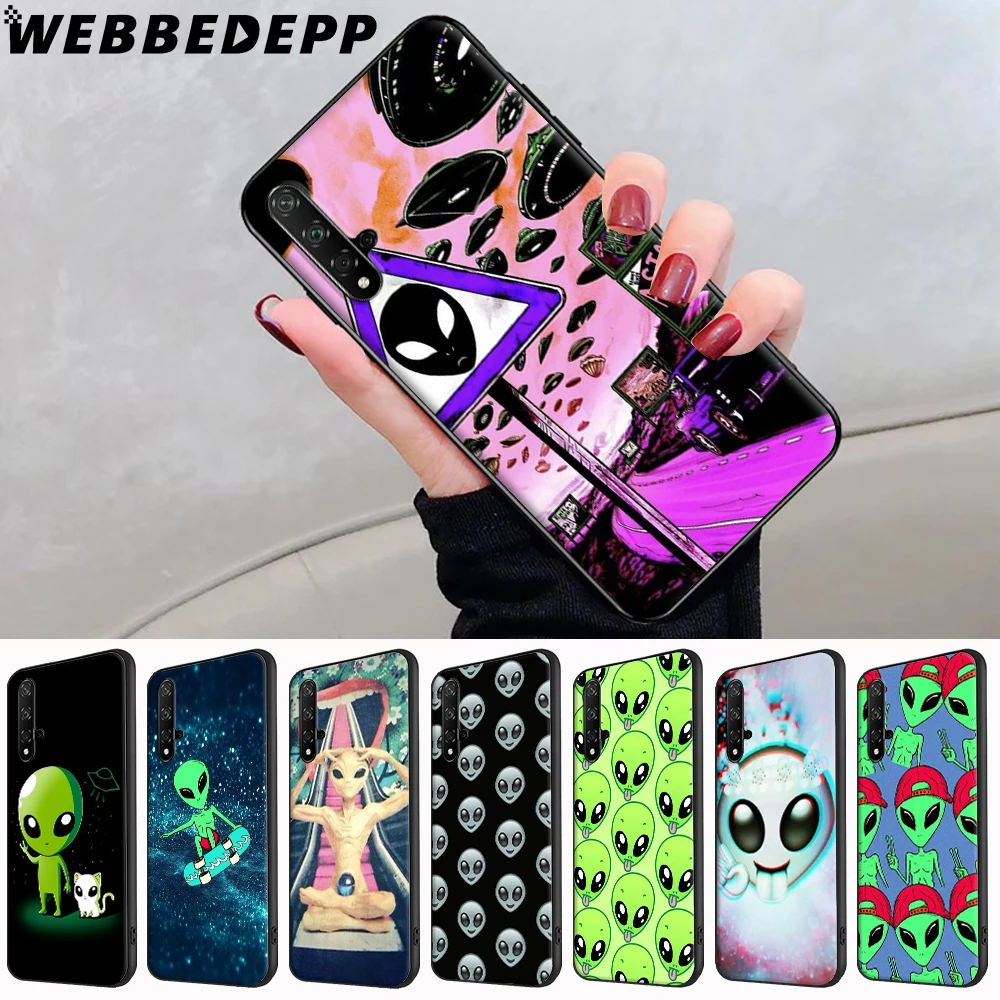 Alien Believe UFO ET Soft Case for Huawei Mate 10 20 30 Lite Pro Nova 2 P9 Smart 3i 4 5i 5T 5Pro Y6 Y7 Prime |