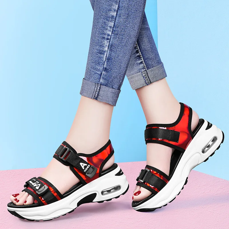 

Sports Daddy Sandals Women's 2019 Summer New Style Fashion Korean-style Students Sandals WOMEN'S Shoes Sandals Women