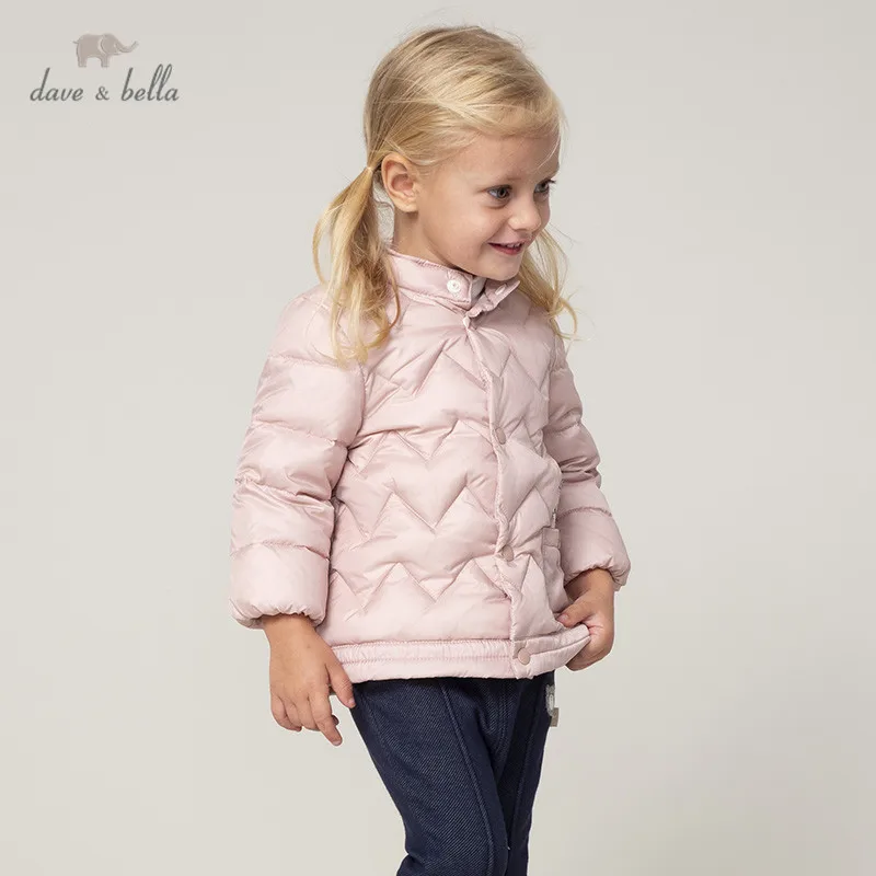 

DB12395 dave bella winter baby unisex ultra light down coat cartoon outerwear children 90% white duck down padded kids jacket