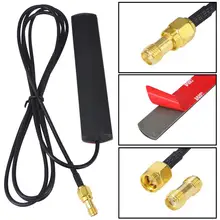 10 шт./лот 2dbi-3dbi gsm 824-960 МГц 1710-1990 МГц GSM антенна 1,5 м SMA штекер Антенна+ SMA мама к SMA мама
