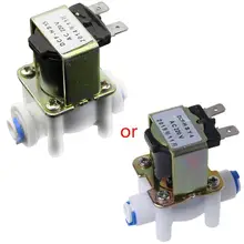 Водяной клапан электрический пластиковый электромагнитный клапан для очиститель и ионизатор воды воздушный Впускной трубопровод