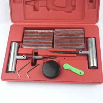 

Replacement Tire Repair Kit Set Motorcycle Rubber Strip T-type Lubricant