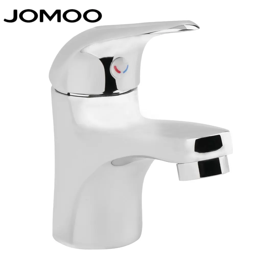 Jomoo для ванной, бессвинцовые краны, хромированный, с одной ручкой, для бассейна, вращается, холодный, теплый, смеситель для воды, кран с двумя шлангами