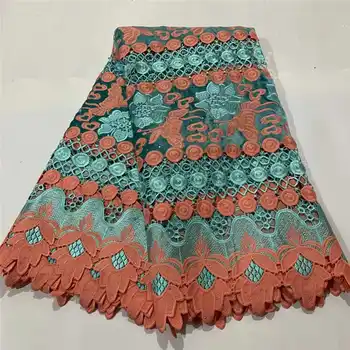 

skin friendly African Cord Lace Fabric High Quality guipure lace fabric with stones For wedding Dresses Classic
