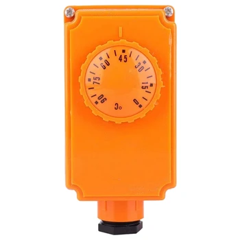 

New Hot Water Pipeline Thermostat Controller Heating System Temperature Controller Low Temperature Start G1/2 Male Thread, 0-90