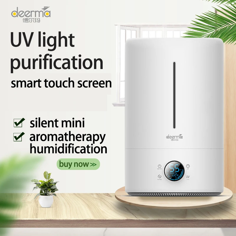 Увлажнитель воздуха Xiaomi Deerma F628S 5 lcapity УФ лампа для очищения детской спальни и