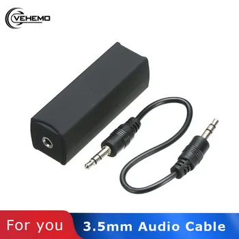 

Vehemo Ground Loop Noise Isolator Noise Isolator Noise Filter 3.5mm Audio Cable ABS Protable Eliminate Noise Home