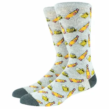 

Men's Happy Funny Beer Socks