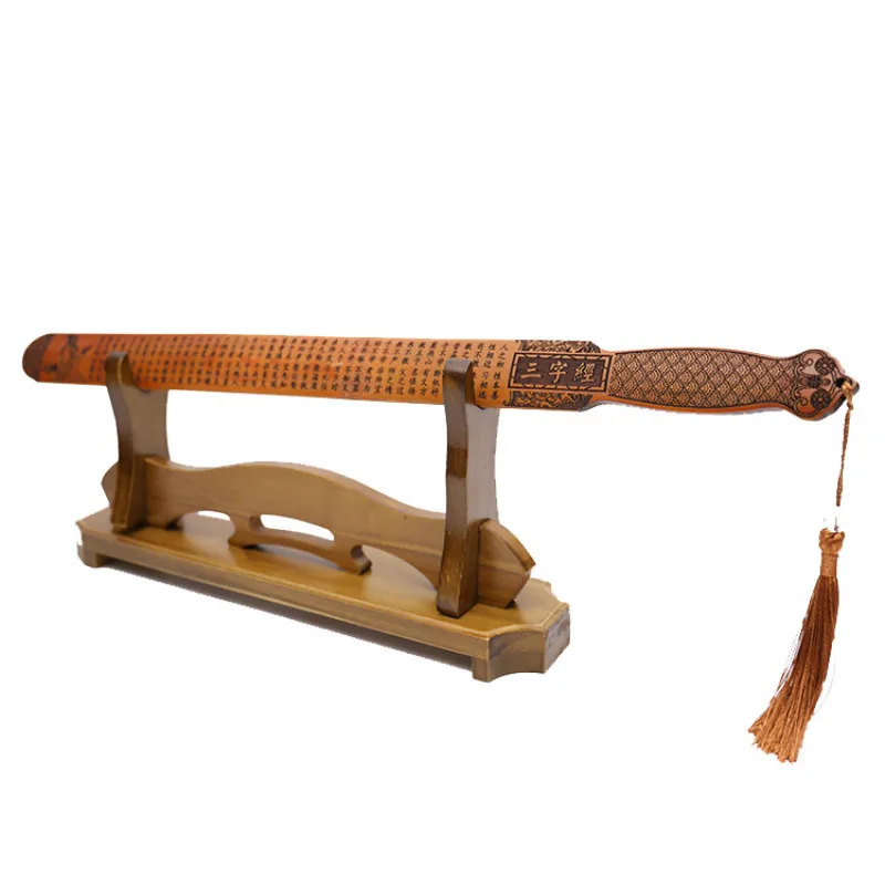 

Chinese Style Handmade Ruler Handle Version for Teachers and Women Bamboo Pointer Rule Home Decore living room