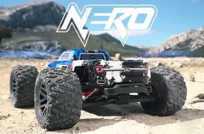 ARRMA Nero AR106011 6S BLX бесщеточный 1/8 4WD MT водонепроницаемый blx RTR весы 150A ESC 4wd 3 дифференциальный замок monster truck