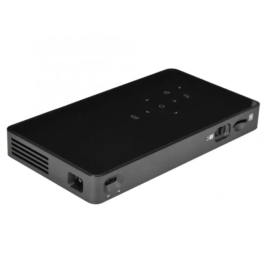 

Sinema Sistemi Home LED Projector Theater Sound System Home Office Wireless Quad Core 5G Wifi HD Projector for Android Black