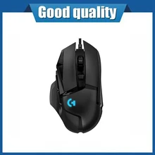 Design ergonômico g502 wired gaming mouse mecânico rgb jogos anti-suor led backlit prático mouse com fio