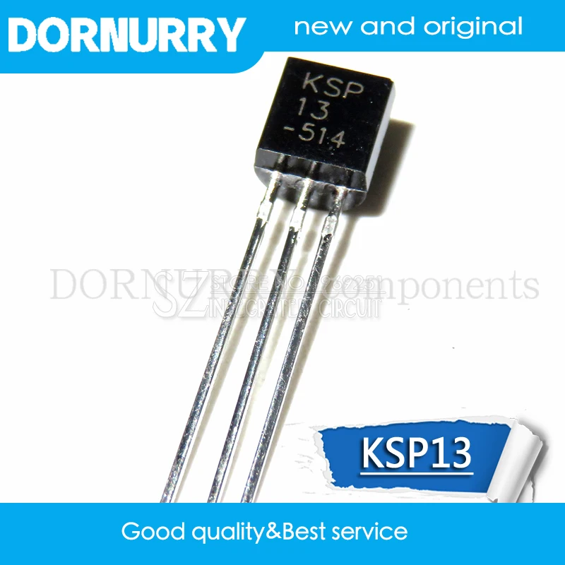 

20pcs KSP13 TO92 KSP13BU TO-92 Darlington transistor Transistor line new and original DORNURRY