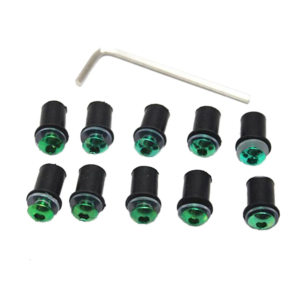 Motorcycle Windscreen Nut Bolt Washer Screw Motorbike Windshield Fairing Screen Fastener Kit  for Yamaha Kawasaki Suzuki 